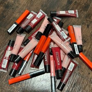 Huge Express Discontinued Lip Gloss Lot Brand New